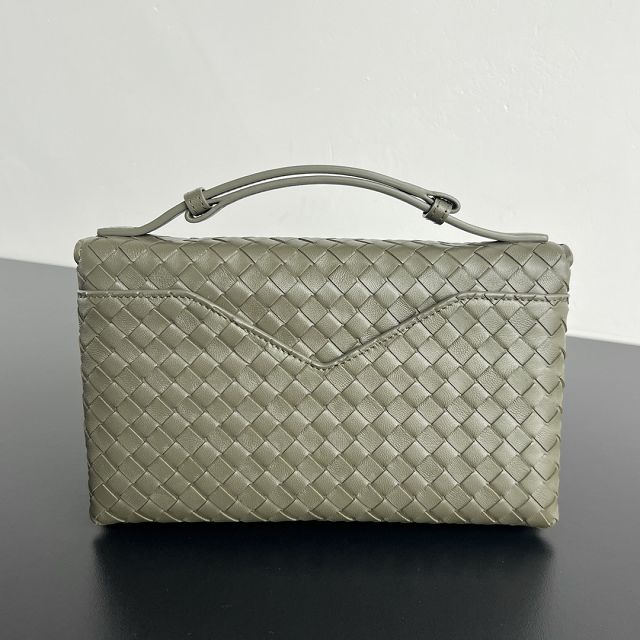 BV original lambskin knot lock bag 817191 cypress