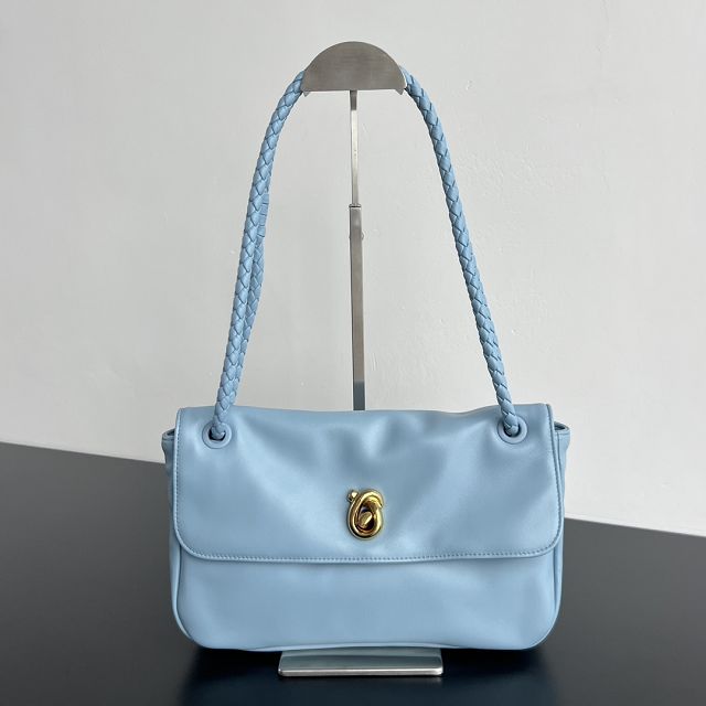 BV original lambskin madison shoulder bag 836296 light blue