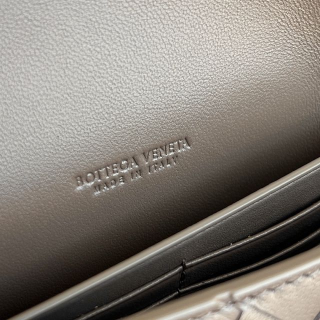 BV original lambskin andiamo long clutch 741511 pinecone