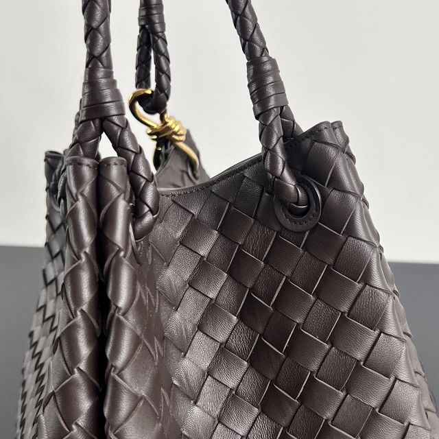 BV original lambskin large parachute shoulder bag 796571 fondant