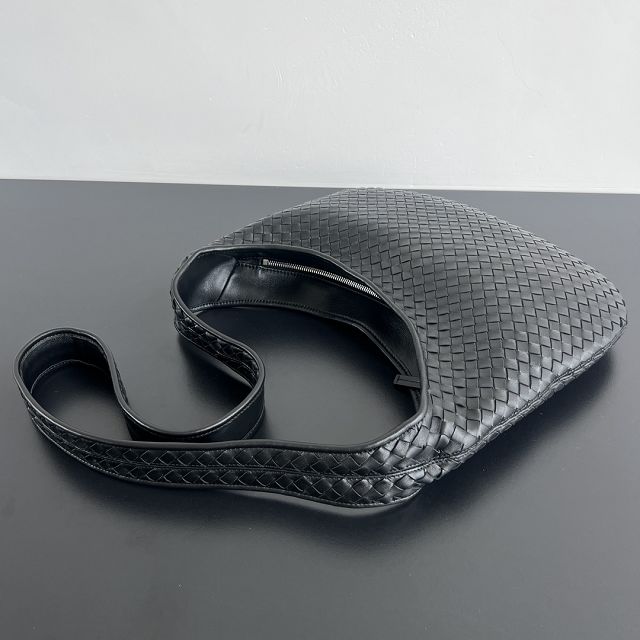 BV original lambskin large veneto cross-body bag 826877 black