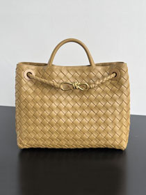 BV original lambskin small andiamo 743568 dark praline