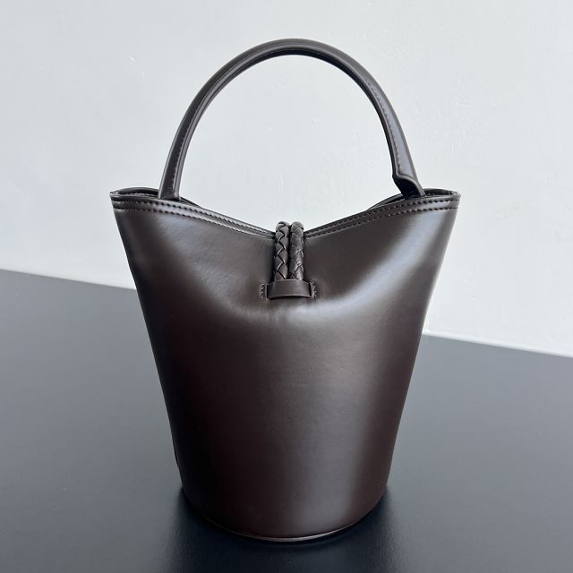 BV original calfskin small liberta bucket bag 815244 fondant