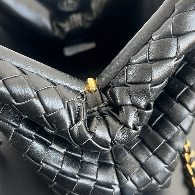 BV original lambskin small lauren 1980 clutch 804038 black