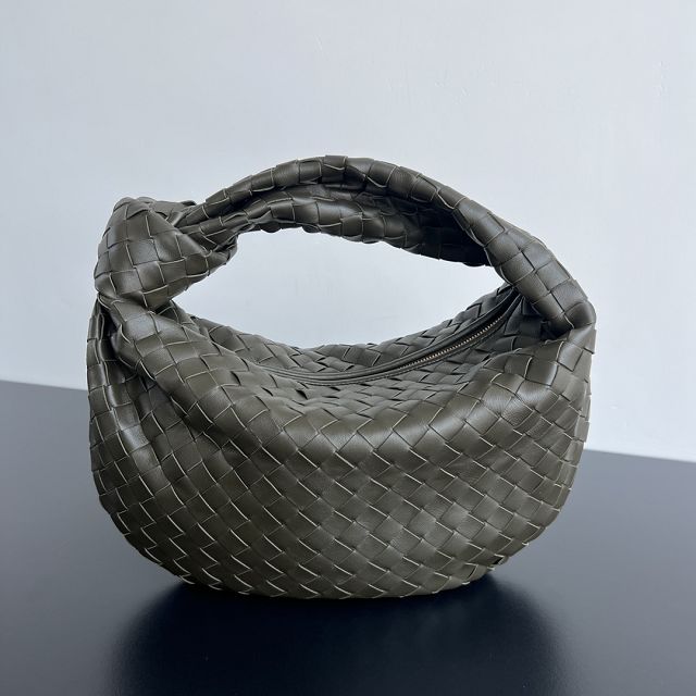 BV original lambskin teen jodie bag 690225 khaki green