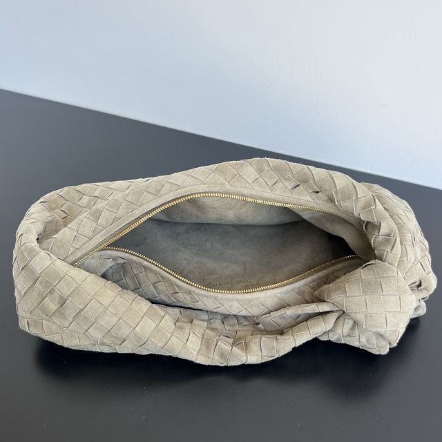 BV original suede large jodie hobo bag 600261 grey