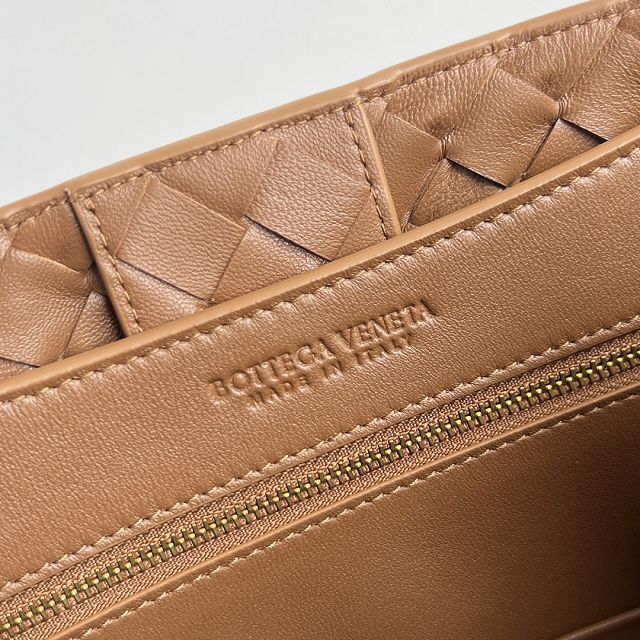 BV original suede small andiamo 743568 amber