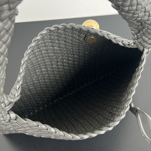 BV original calfskin tosca baci hobo bag 826196 graphite