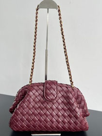 BV original lambskin medium lauren 1980 clutch 785807 barolo