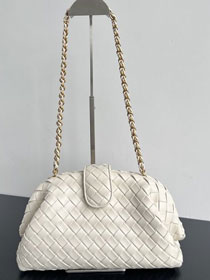 BV original lambskin medium lauren 1980 clutch 785807 sea salt