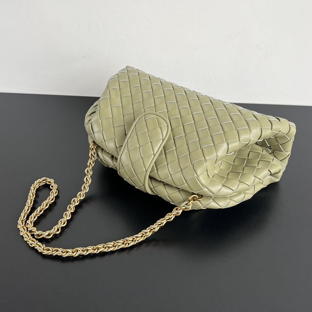 BV original lambskin medium lauren 1980 clutch 785807 travertine