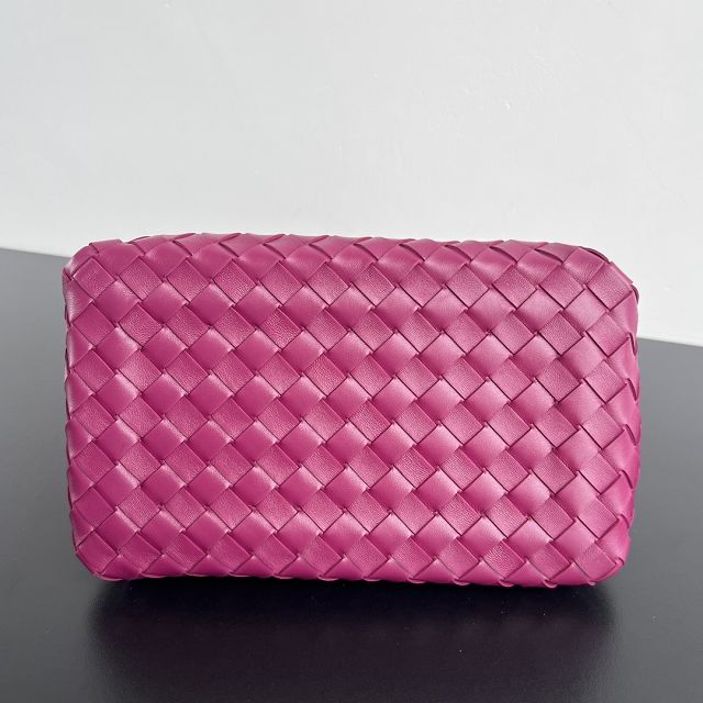 BV original lambskin medium parachute shoulder bag 835921 cinnabar