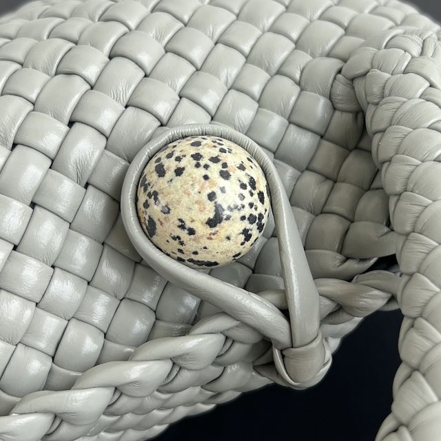 BV original calfskin small tosca shoulder bag 776755 agate grey