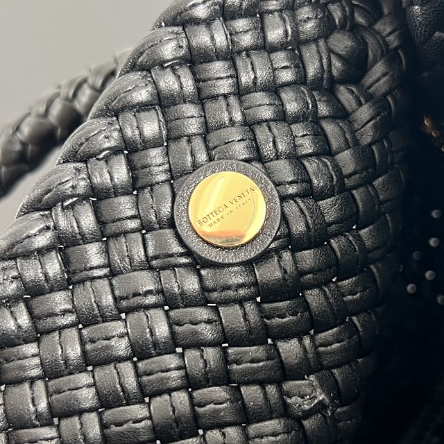 BV original calfskin small tosca shoulder bag 776755 black