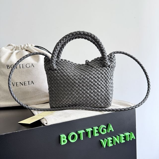 BV original calfskin small tosca shoulder bag 776755 grey