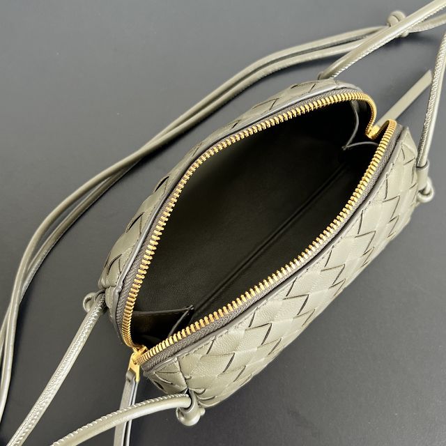 BV original lambskin concert pouch 794258 cypress