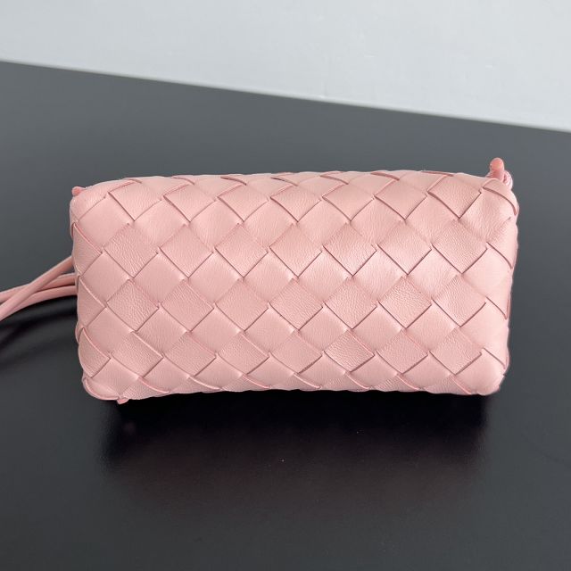 BV original lambskin concert pouch 794258 rose