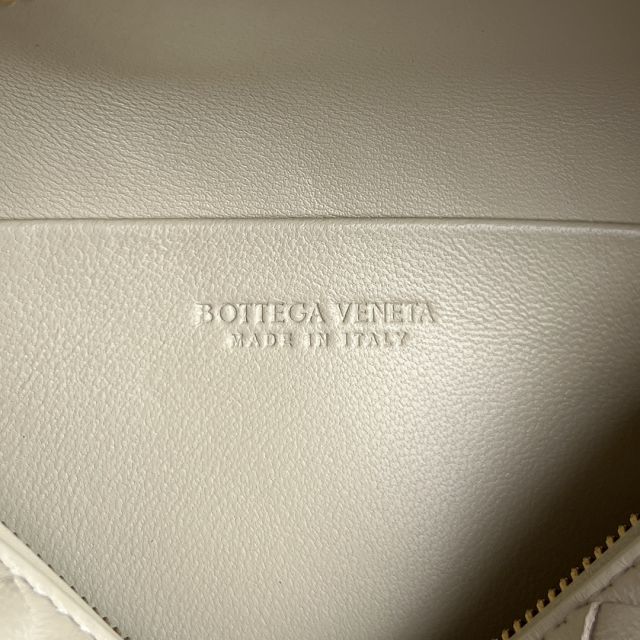 BV original lambskin small soft vanity case 843800 sea salt