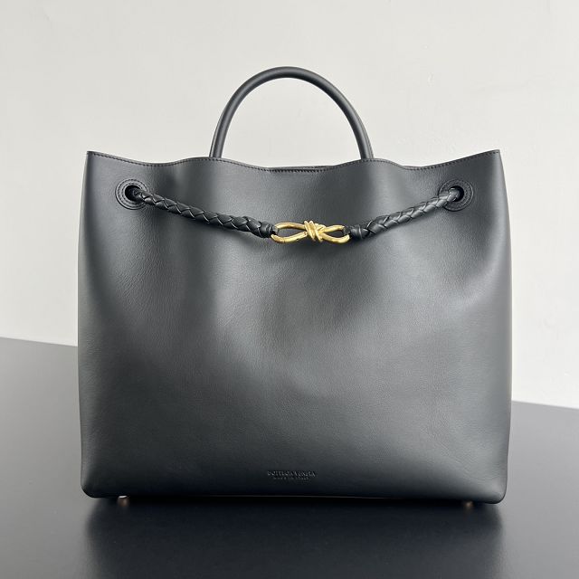 BV original calfskin large andiamo bag 806010 black