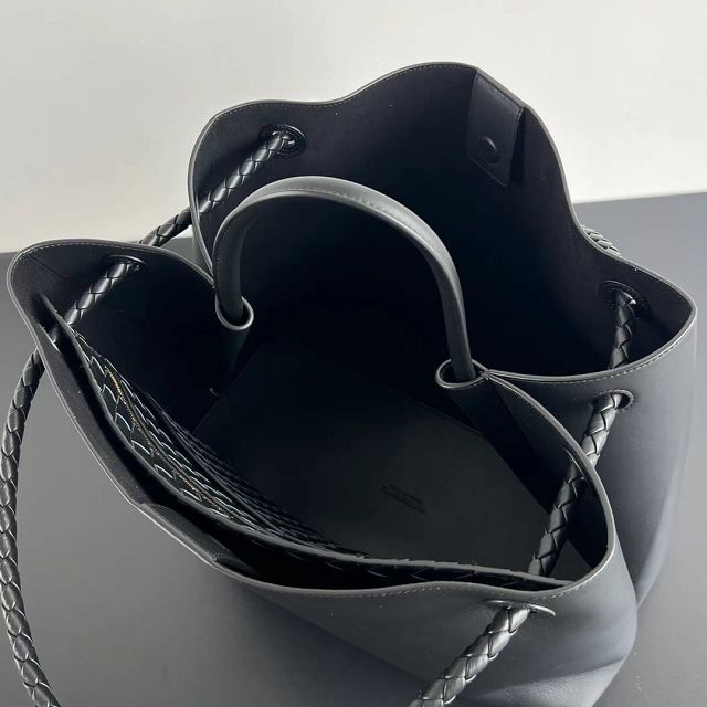 BV original calfskin large andiamo bag 806010 black