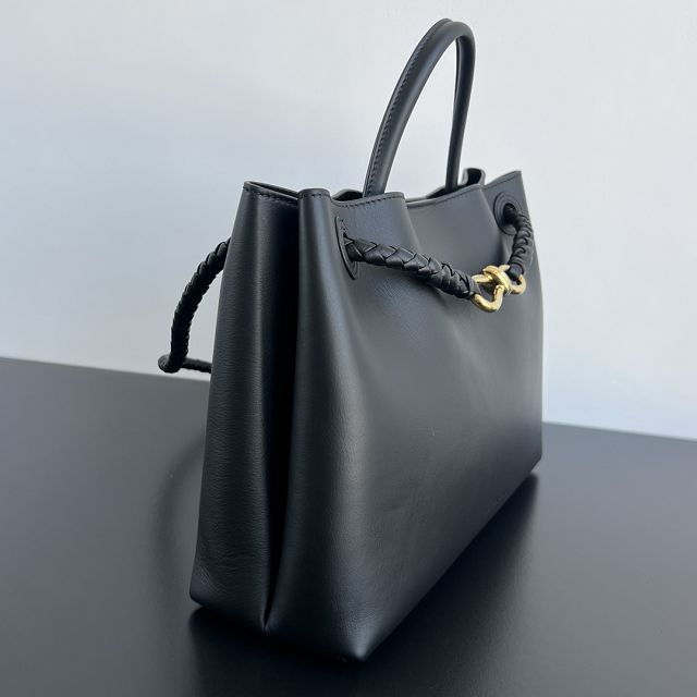 BV original calfskin medium andiamo bag 810214 black