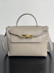 BV original calfskin small ciao ciao bag 835835 limestone