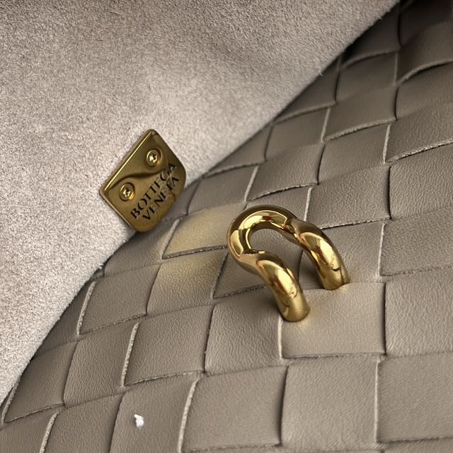 BV original calfskin small ciao ciao bag 835835 limestone