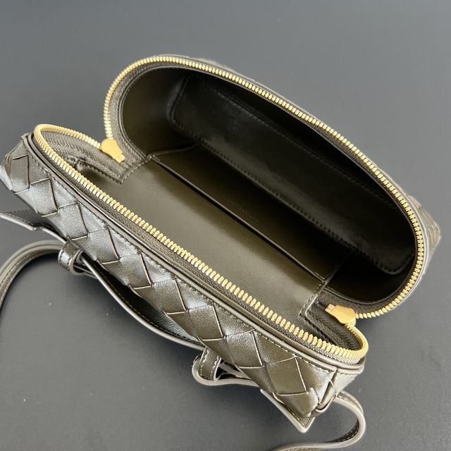 BV original calfskin bang bang vanity case 789109 khaki