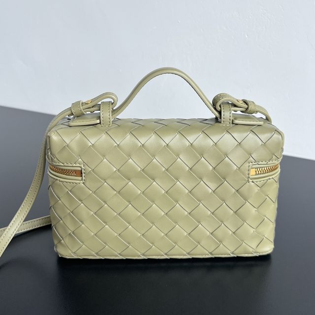 BV original calfskin bang bang vanity case 789109 travertine