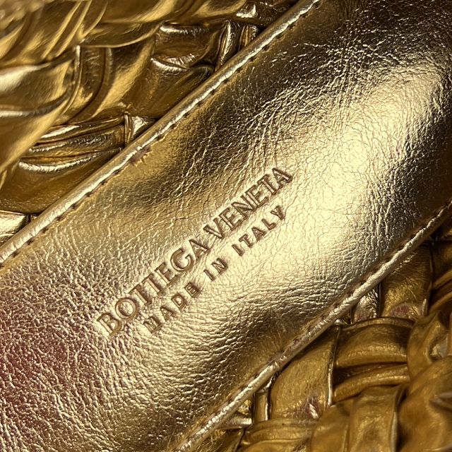 BV original calfskin cha-cha shoulder bag 785780 gold