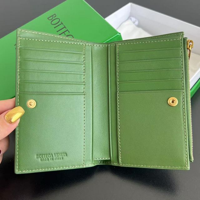 BV original lambskin medium bi-fold wallet 749940  