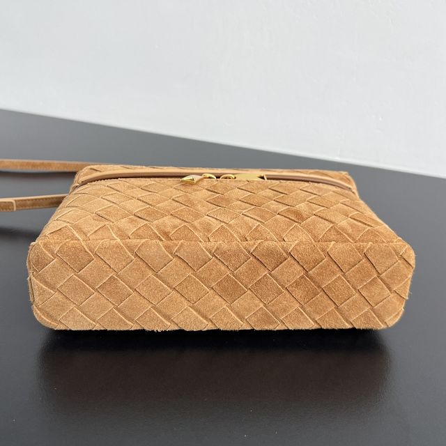 BV original suede bang bang vanity case 789109 amber