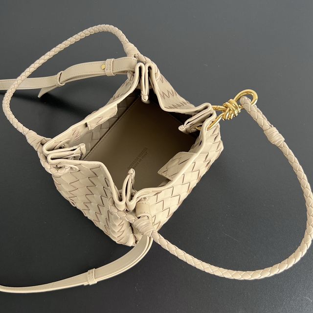 BV original lambskin small campana bag 796569 ecru