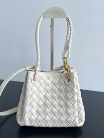 BV original lambskin small campana bag 796569 sea salt