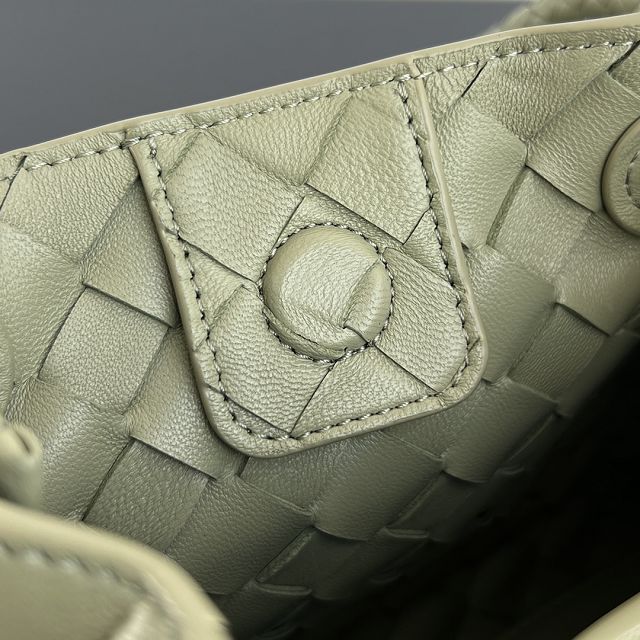 BV original lambskin small campana bag 796569 travertine