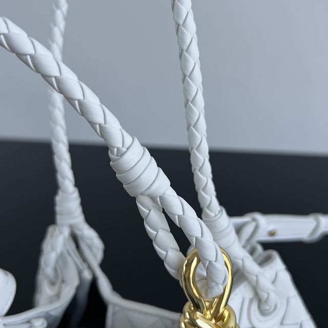 BV original lambskin small campana bag 796569 white