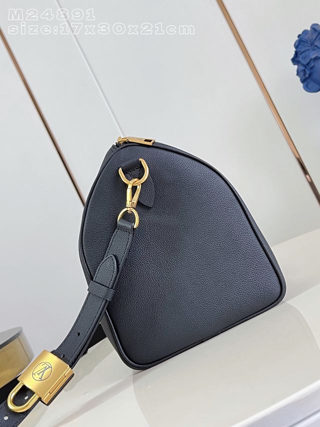 Louis vuitton original calfskin speedy soft 30 M24891 black