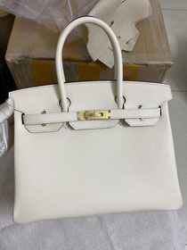 Hermes original epsom leather birkin 35 bag H35-3 nata
