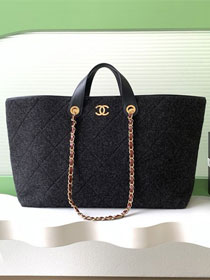 CC original felt maxi shopping bag AS5853 black