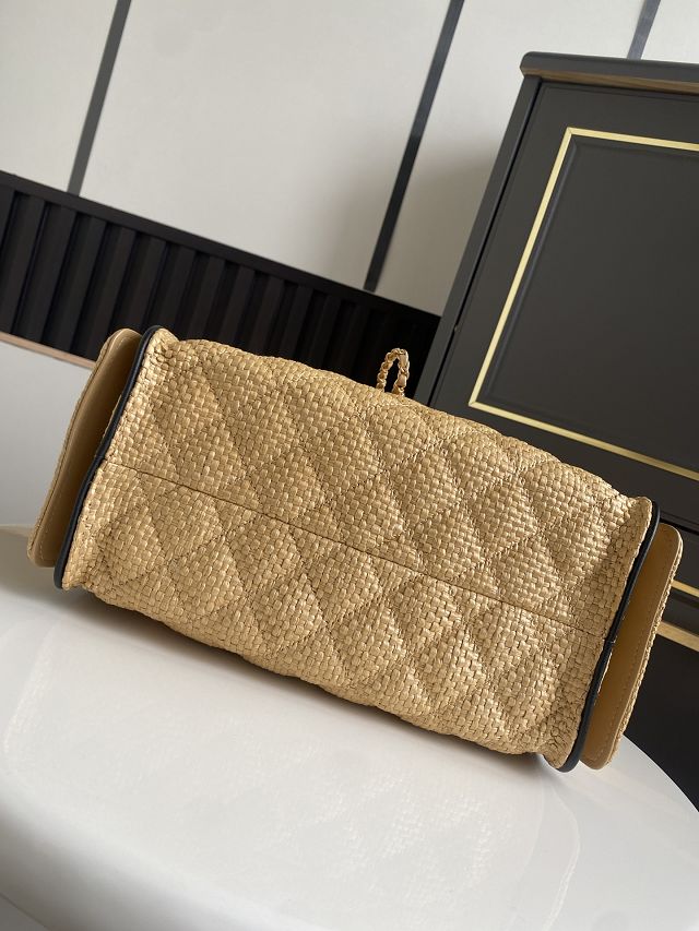 CC original raffia 25 small handbag AS5293 beige