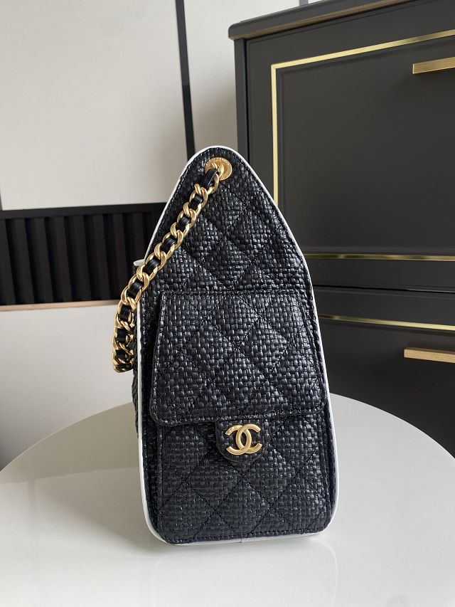 CC original raffia 25 small handbag AS5293 black