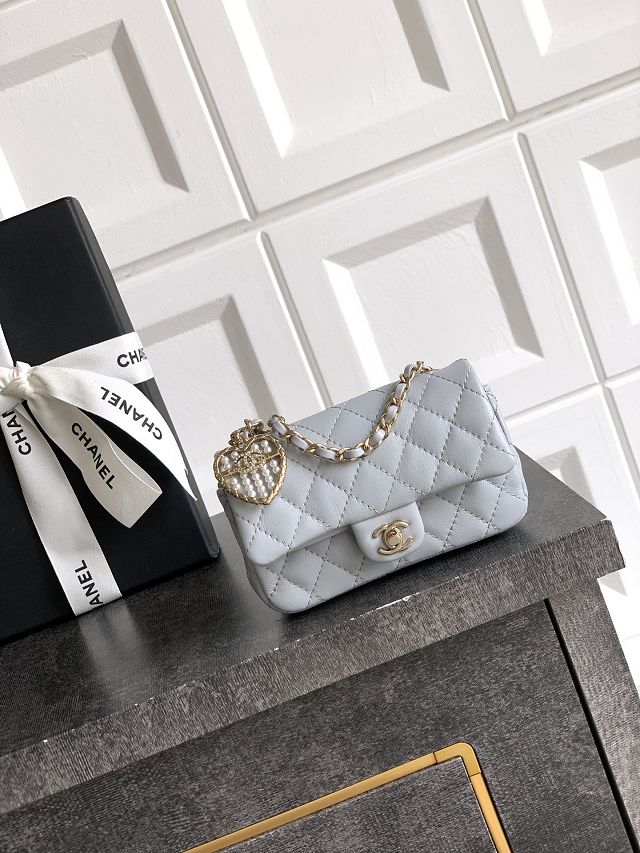 CC original lambskin bag charm AP4986