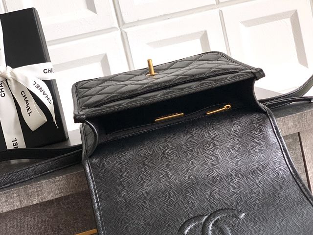 CC original grained calfskin small backpack AS5715 black