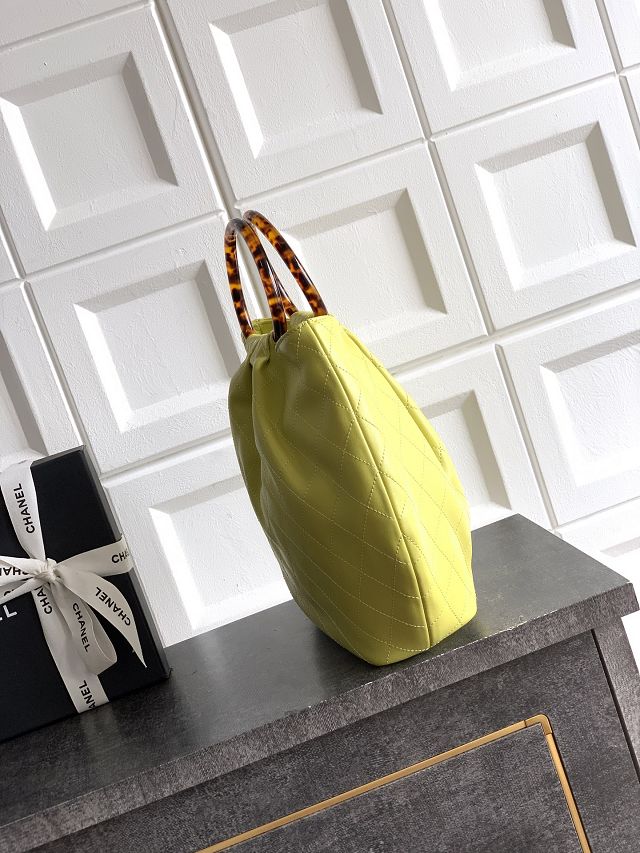 CC original lambskin medium hobo bag AS6010 yellow