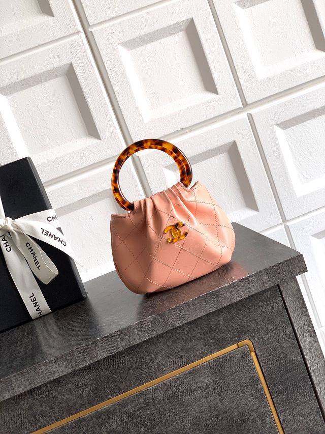 CC original lambskin mini pouch AP4981 pink