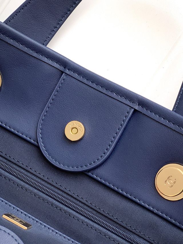 CC original raffia large shopping bag AS6007 blue