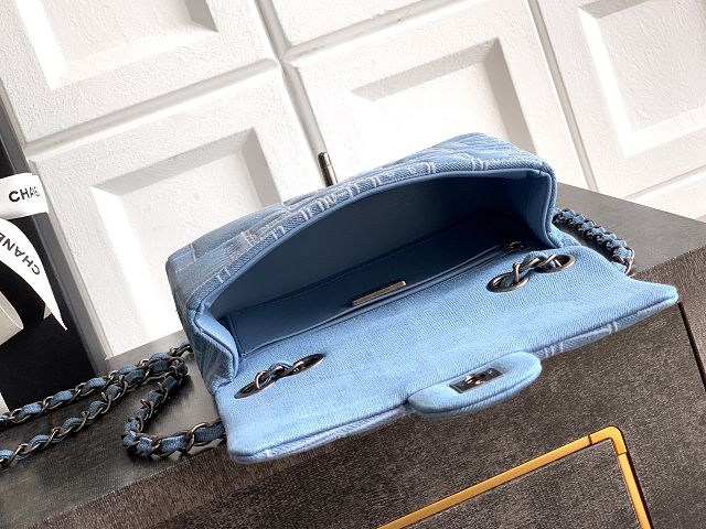 CC original denim mini flap bag 69900 blue
