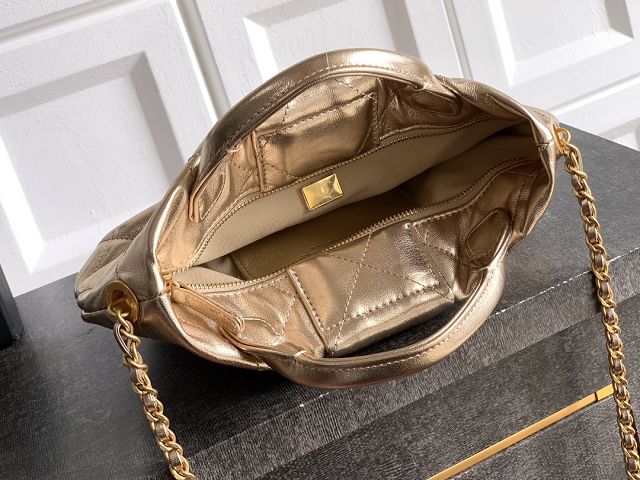 CC original lambskin small handbag AS5849 gold
