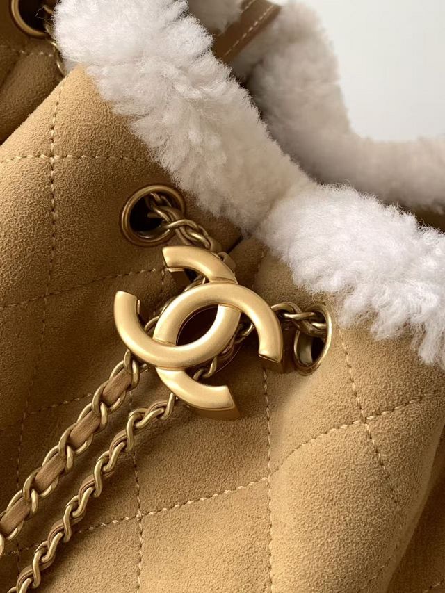 CC original lambskin 25 medium handbag AS5311 apricot