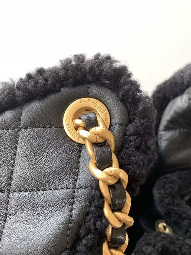 CC original lambskin 25 small handbag AS5293 black